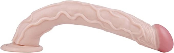 강한 흡입 컵을 가진 15 인치 생생한 가동 가능한 두꺼운 현실적 거대한 괴물 딜도