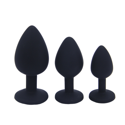 남성용 섹스 토이 섹스 토이 엉덩이 플러그 아날 섹스 토이 의료용 실리콘 섹스 아날 플러그 41mm X 92mm 크기