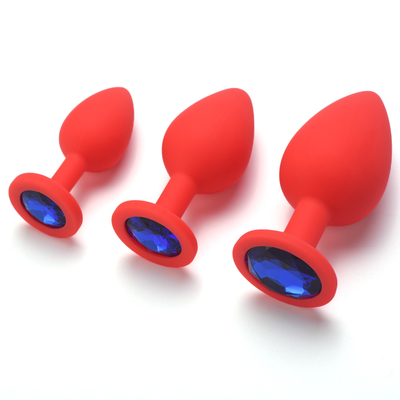 남성용 섹스 토이 섹스 토이 엉덩이 플러그 아날 섹스 토이 의료용 실리콘 섹스 아날 플러그 41mm X 92mm 크기