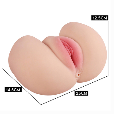 남성 마스투를 위해 인공적인 섹시한 3D 큰 궁둥이 털썩 떨어지는 소리 엉덩이 부드러운 TPE 성 인형 현실적 질 항문 남성 장난감 성인 용품