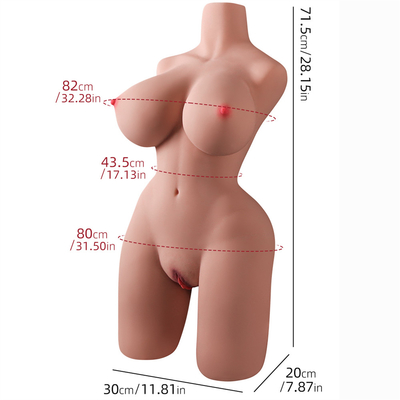 남성 질 성 + 항문 성교 11 Kg를 위한 베스트셀러 현실적 성인 고름이 많은 성 인형 11 Kg 큰 궁둥이 수음동 인형