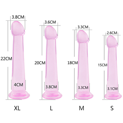 강한 흡입 컵 기초를 가진 항문 마개 전립선 질 G 반점 성 장난감
