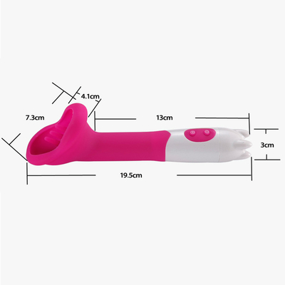 12속도 혀 진동기 클리토리 자극기 여신 펌프  Nipple Vagina Massage Brush