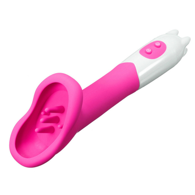 12속도 혀 진동기 클리토리 자극기 여신 펌프  Nipple Vagina Massage Brush