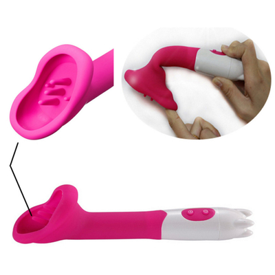 12속도 혀 진동기 클리토리 자극기 여신 펌프  Nipple Vagina Massage Brush