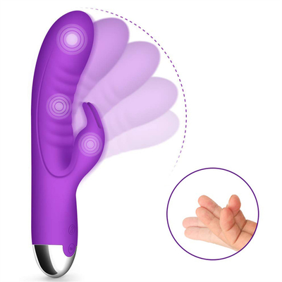 USB 재충전 가능한 G점 질 질관 클리토리스 마사저 여성용 토끼 진동기