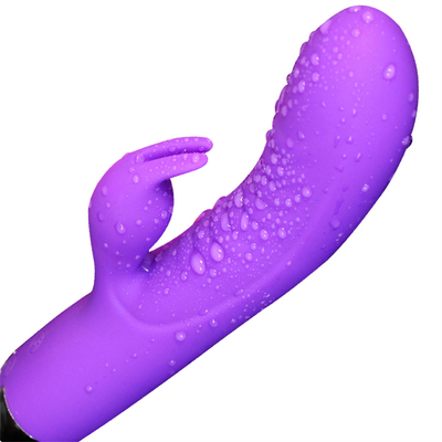 USB 재충전 가능한 G점 질 질관 클리토리스 마사저 여성용 토끼 진동기