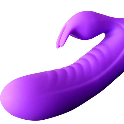 USB 재충전 가능한 G점 질 질관 클리토리스 마사저 여성용 토끼 진동기