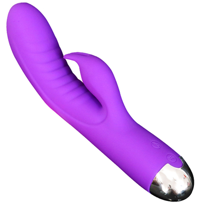 USB 재충전 가능한 G점 질 질관 클리토리스 마사저 여성용 토끼 진동기