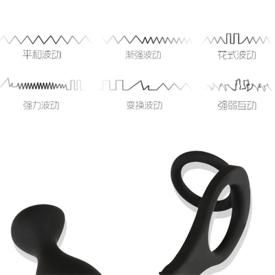 10 주파수 이중 침투 음경 플러그 딜도 엉덩이 플러그 남성용 비브레이터 음경에 띠는 음경 플러그 성인용 섹스 장난감