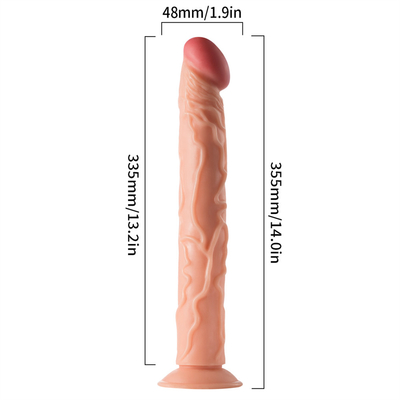 빨래컵이 있는 현실적인 딜도 여자용