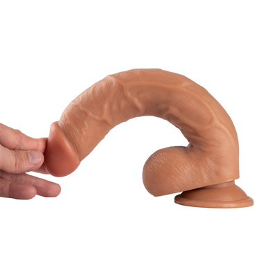 슈퍼 거대한 현실적인 PVC 딜도 강한 흡수력으로 큰 값싼 딜도 성인 장난감 여자 섹스 가게