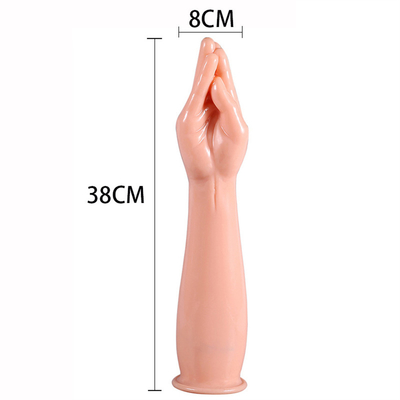 슈퍼 거대한 시뮬레이션 주먹 딜도 핸드 터치 G-스팟 음경 플러그 질 마스터베이션 Tpe 흡입컵 유니섹스용 섹스 장난감 Co