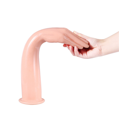 슈퍼 거대한 시뮬레이션 주먹 딜도 핸드 터치 G-스팟 음경 플러그 질 마스터베이션 Tpe 흡입컵 유니섹스용 섹스 장난감 Co