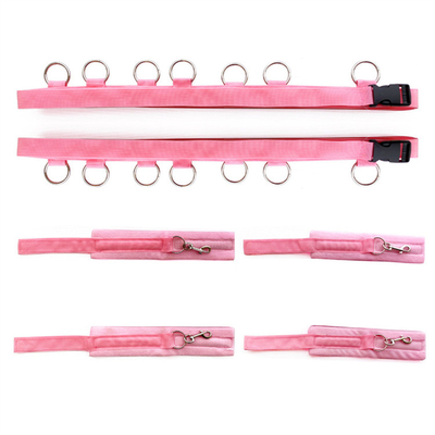 Bdsm 일본 노예복 성인 sm 3 PCS 억제 노예 키트 띠와 hoops 장난감 세트 SM 침대에서 게임