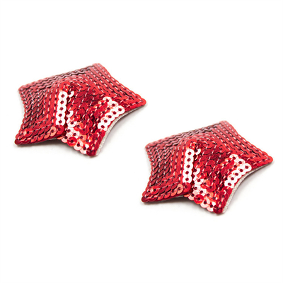 시킨 재사용 실리콘 접착제  Nipple Cover Pasties Bra With Tassel Star Pasties  Nipple Covers