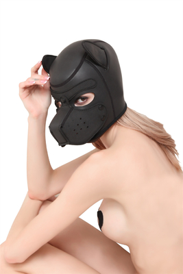 가장 트렌디한 개 마스크 BDSM 노예 섹스 장난감 라텍스 BDSM 마스크