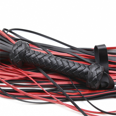 대용품 맞춤형 Flogger 채찍 BDSM 채찍 채찍 섹스 노예 가죽