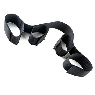 BDSM 조정 가능한 손 발목 스트랩 노예제도 제약 나일론 밧줄 발 스트랩