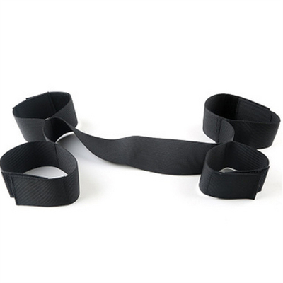 BDSM 조정 가능한 손 발목 스트랩 노예제도 제약 나일론 밧줄 발 스트랩