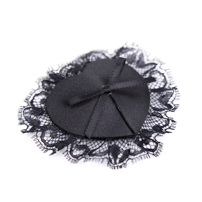 가죽 蕾丝 패치 검은 PU 섹시  Nipple Cover 가슴 패스티 성 건강 Bowknot SM  Nipple Cover
