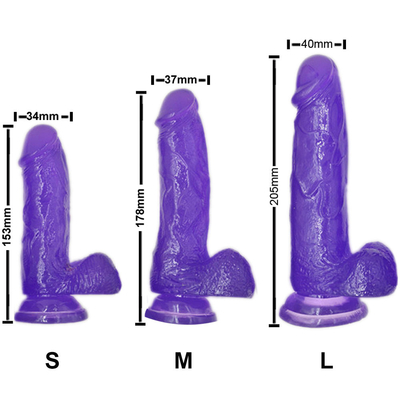 현실적인 딜도 피부 맑은 딜도처럼 느껴집니다 손 자유 놀이를 위한 흡입 컵과 함께 신체 안전 재료와 성인 성 장난감