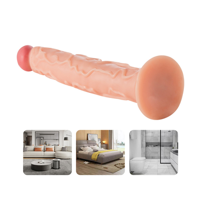 여자를 위한 PVC 큰 딜도를 느끼는 성 남성 거대한 흡입 컵 딜도 진짜 피부