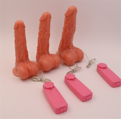 현실적인 딜도 몸안전 재료 생동감 있는 거대 음경 강한 흡입컵을 가진 음경 힐링을 가진 딜도 진동기