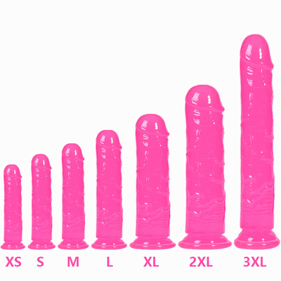 강한 흡입 인공 딜도 음경 젤리 여성용 거대한 딜도 현실적인 딜도