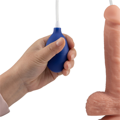 USB 재충전 가능한 여성 마스터베이터 섹스 장난감 물 스프레이 시뮬레이션 실제 근육 티런 딜도 비브레이터 스쿼터 딜도