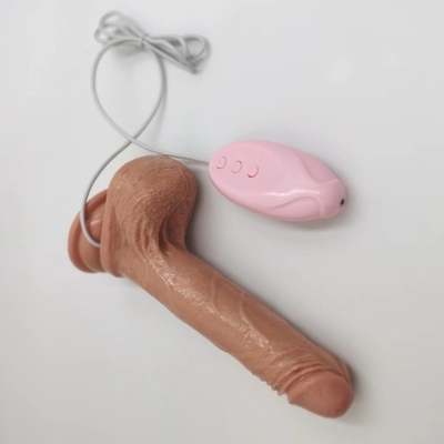 현실적인 딜도 회전 및 망원경 인공 성관계 여자용 섹스 장난감 성인용 장난감 제품