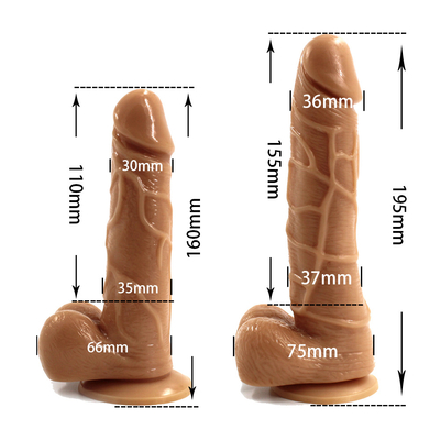 핫 판매 클래식 스타일 7 인치 TPE 현실적인 딜도 성인 섹스 장난감 여성